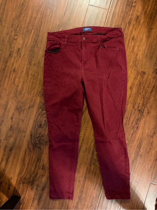Old Navy Denim - Maroon Women’s Jeans  High-Rise Skinny